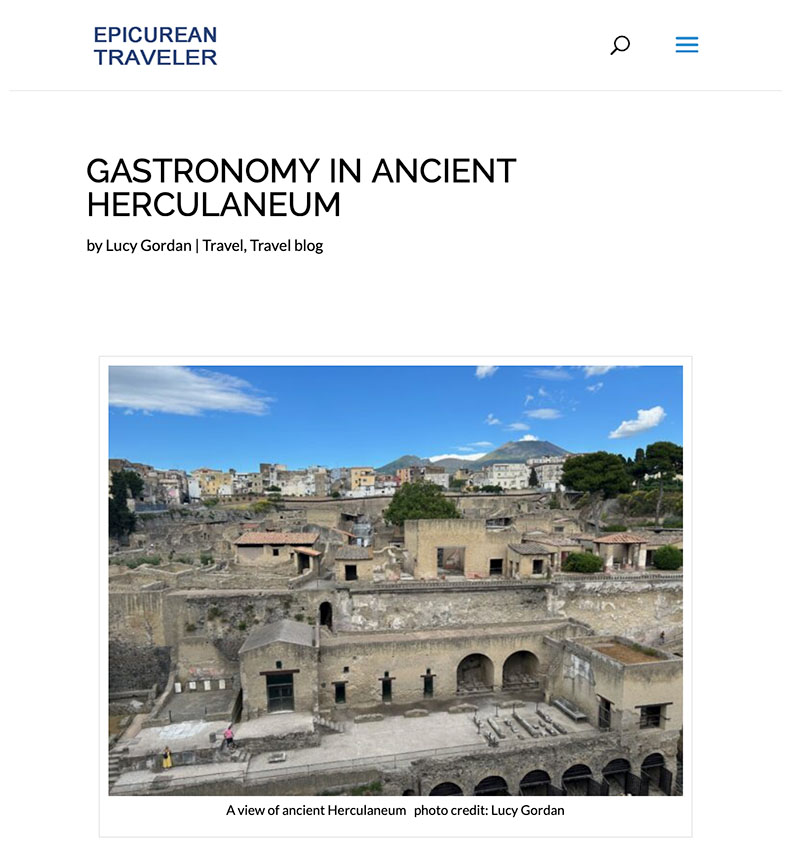 Gastronomy In Ancient Herculaneum