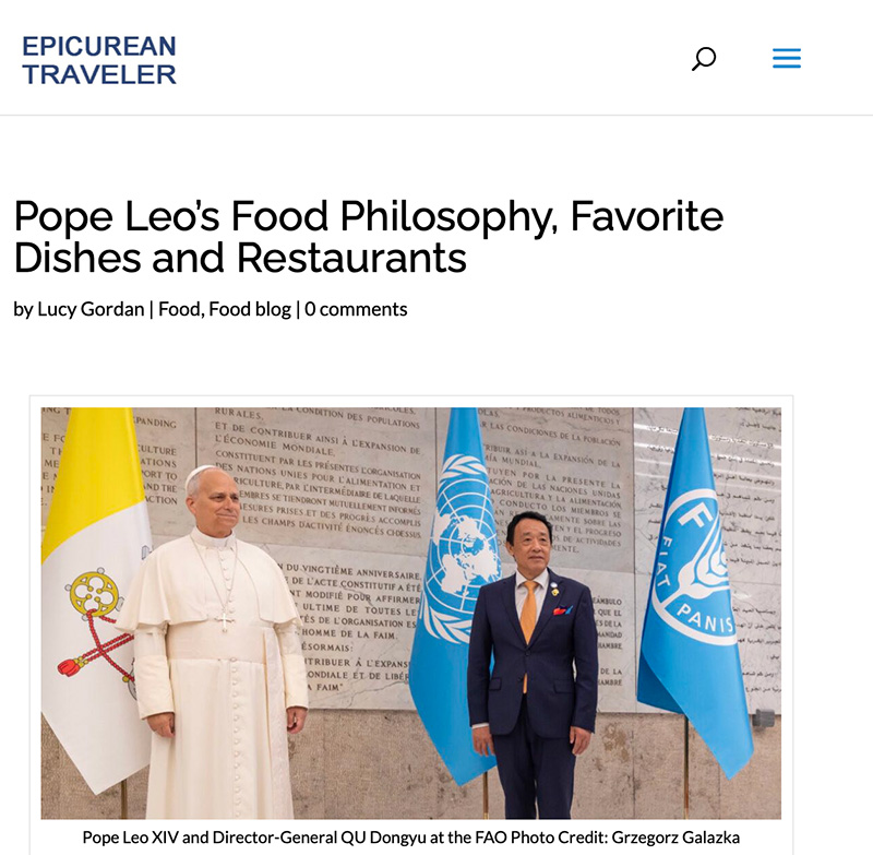 Pope Leo’s Food Philosophy, Favorite Dishes and Restaurants