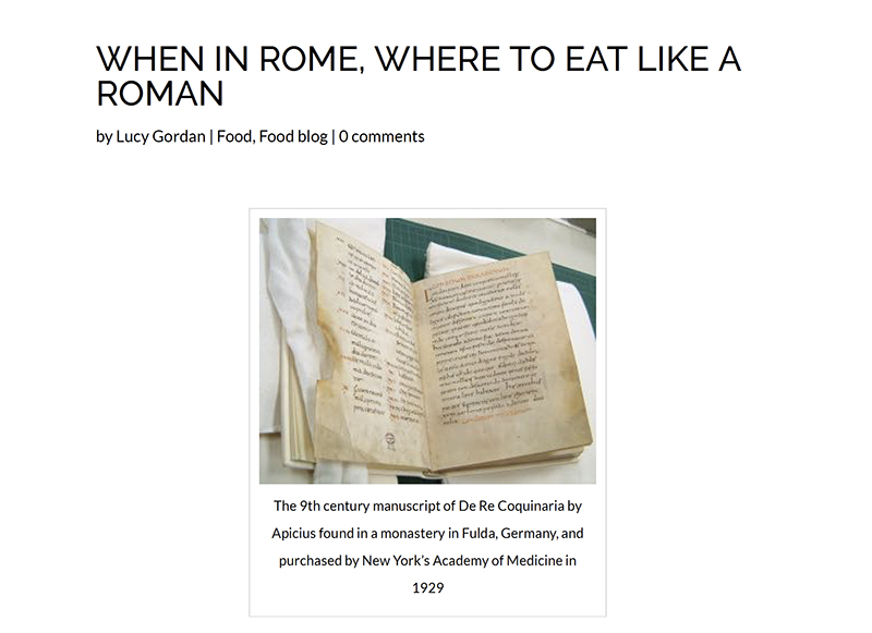 When in Rome, Where to Eat Like a Roman