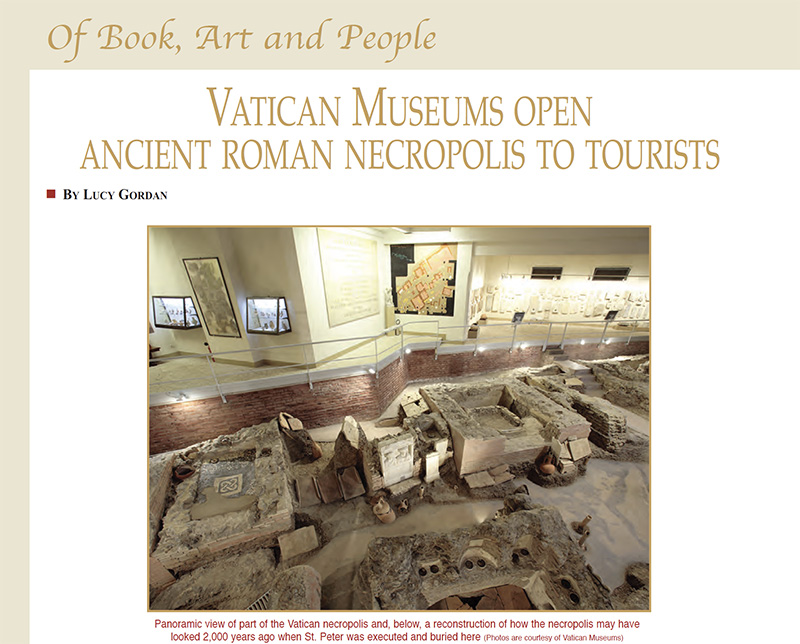 Vatican Museums Open Ancient Roman Necropolis to Tourists
