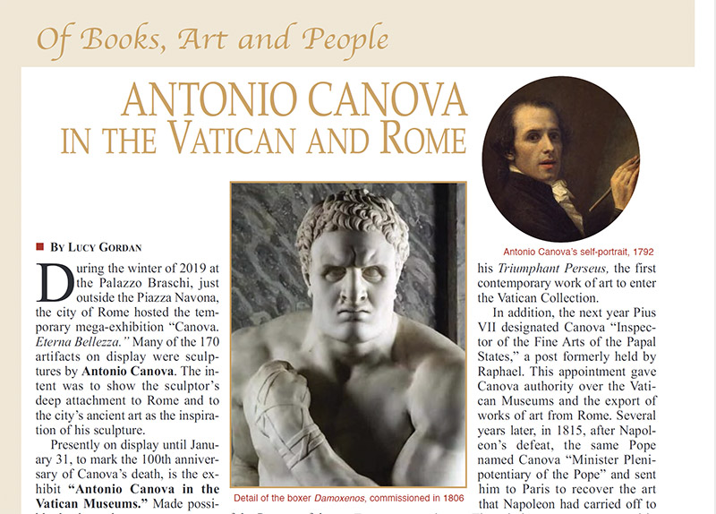 Antonio Canova in The Vatican and Rome