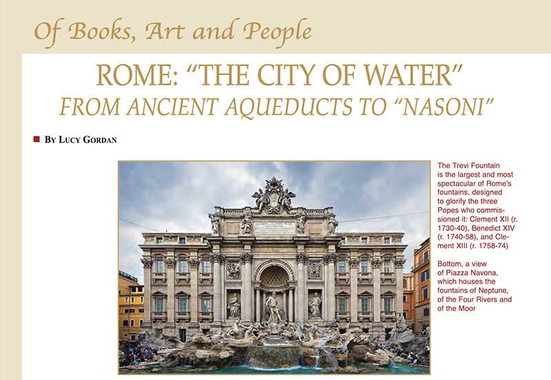 Rome: “The City Of Water” From Ancient Aqueducts To “Nasoni”