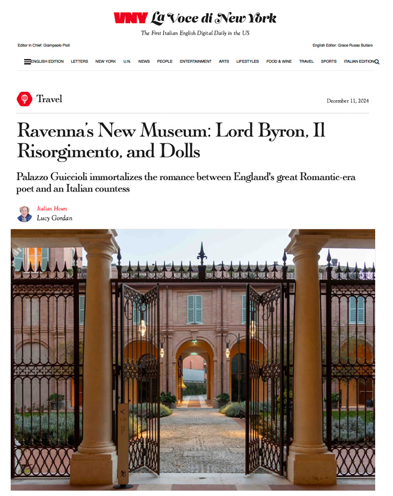 Ravenna’s New Museum: Lord Byron, Il Risorgimento, and Dolls 