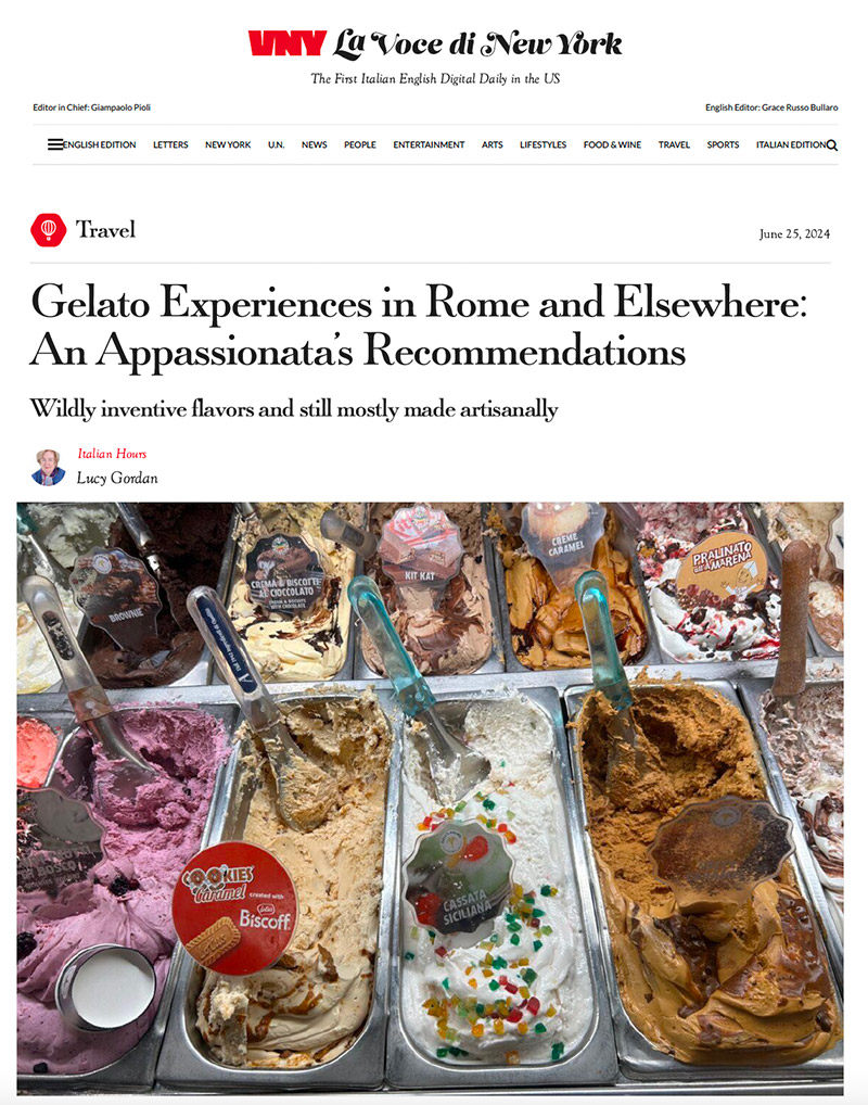 Gelato Experiences in Rome and Elsewhere: An Appassionata’s Recommendations