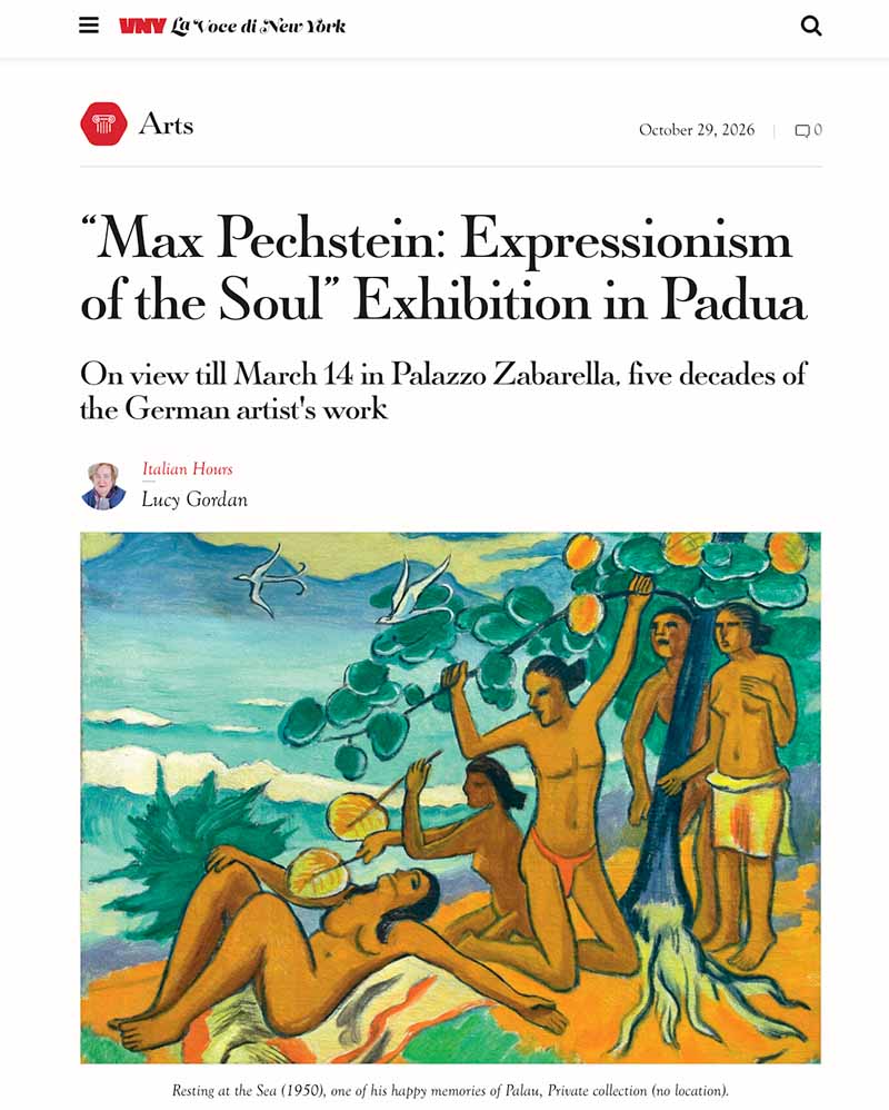 Max Pechstein: Expressionism of the Soul Exhibition in Padua