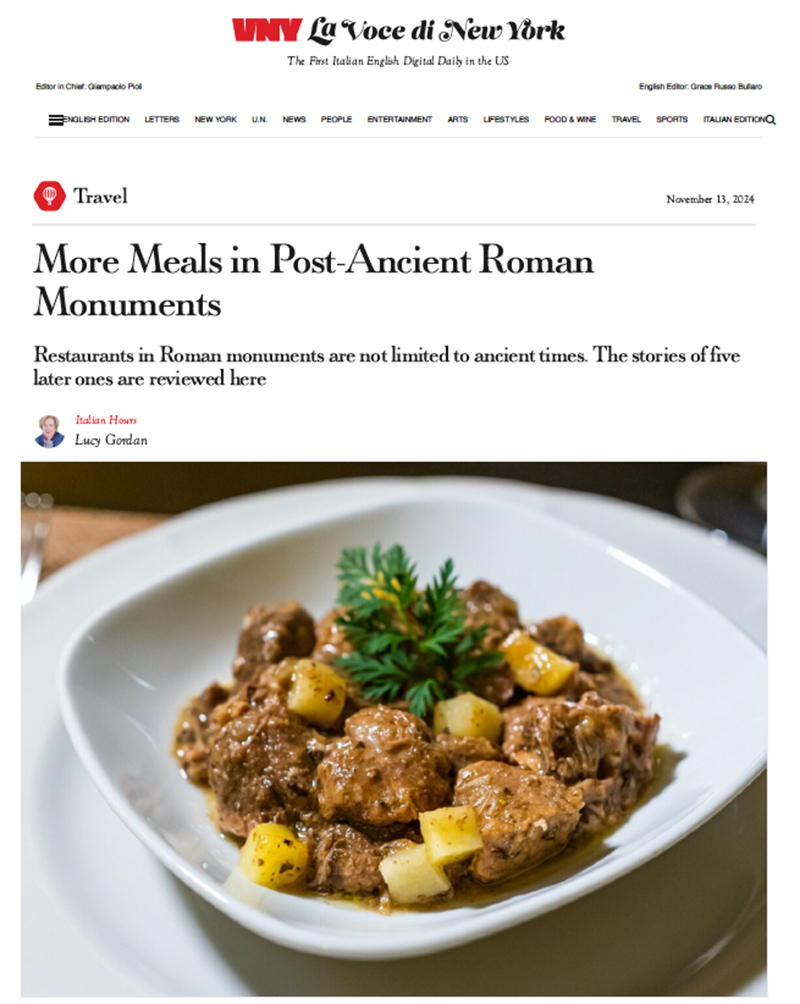 More Meals in Post-Ancient Roman Monuments